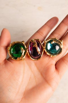 Yves Saint Laurent brooch by Yves Saint Laurent circa 1990