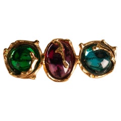 Yves Saint Laurent brooch by Yves Saint Laurent circa 1990