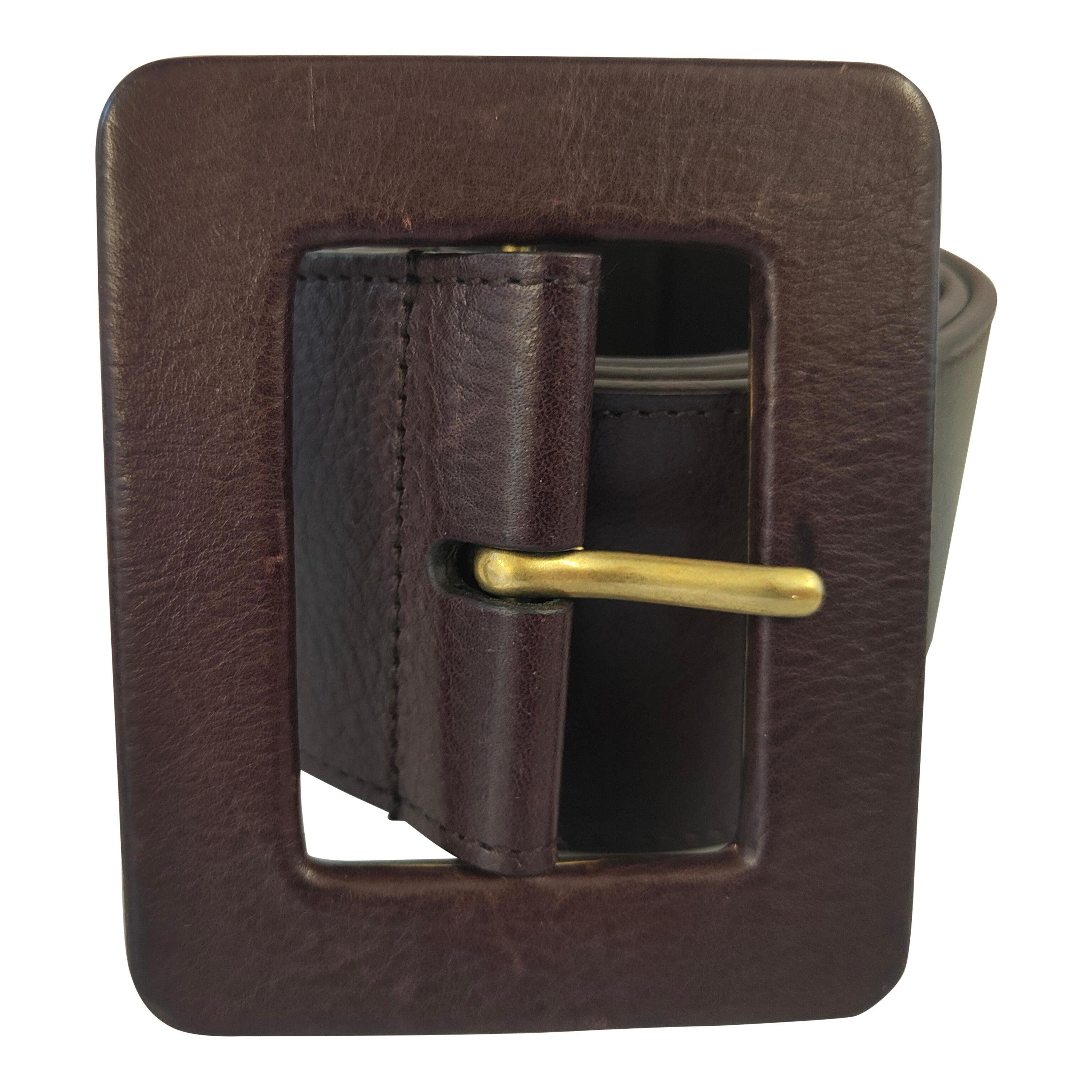 Cintura marrone Yves Saint Laurent