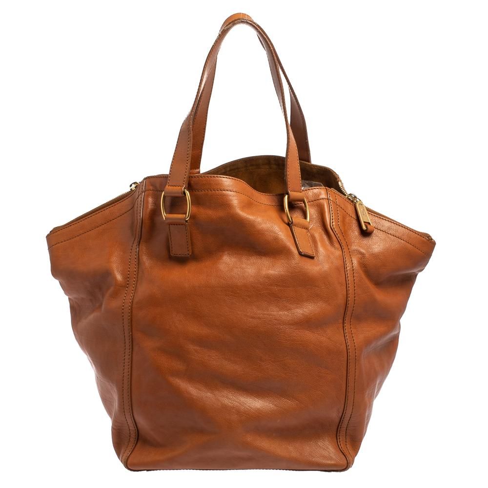 Authentic YVES SAINT LAURENT purse leather unisex[Used] - Musai