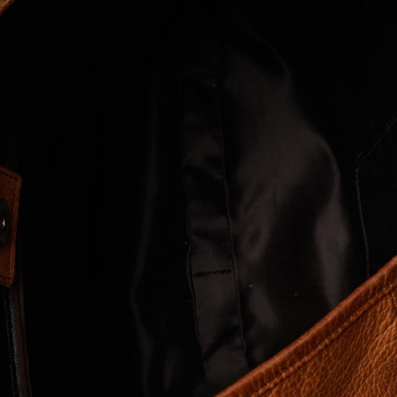 Yves Saint Laurent Brown Leather Mombasa Hobo 4