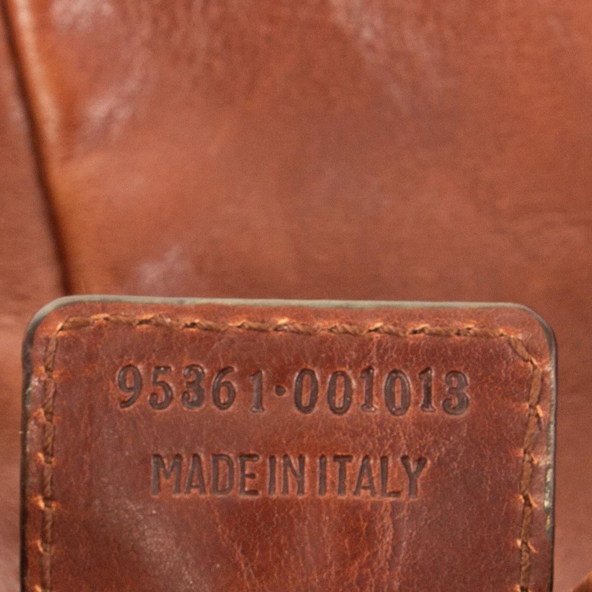 Brown YVES SAINT LAURENT brown leather MOMBASA MEDIUM Shoulder Bag