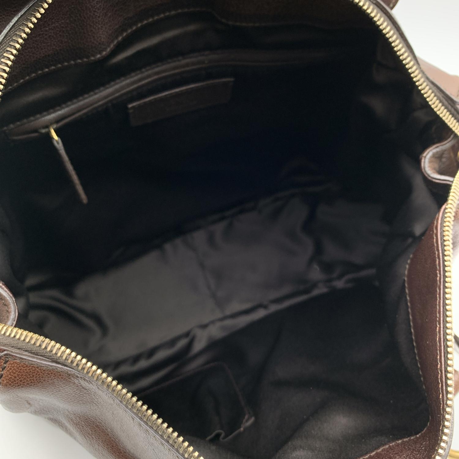Yves Saint Laurent Brown Leather Muse Satchel Shoulder Bag 2