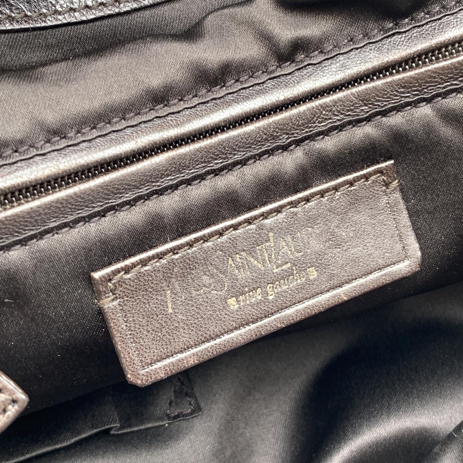 Yves Saint Laurent Brown Leather Muse Satchel Shoulder Bag 3