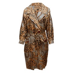 Yves Saint Laurent  Brown & Multicolor Trench Coat