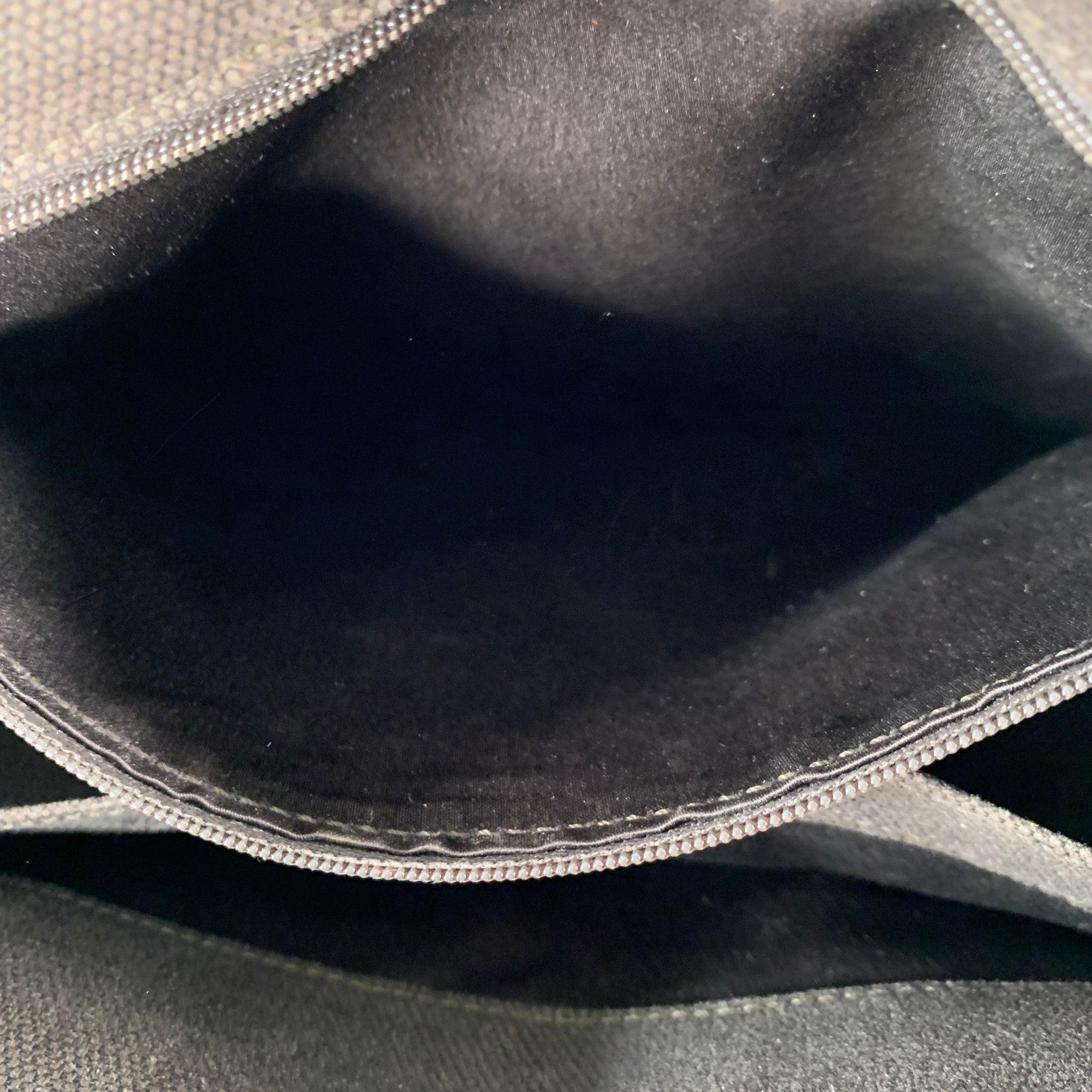 YVES SAINT LAURENT Brown Shearling Leather Shoulder Handbag For Sale 5