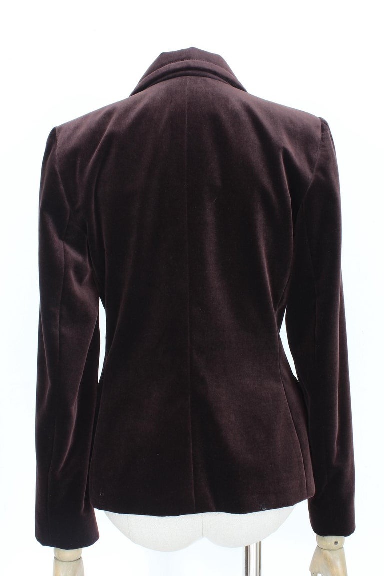 1980s-90s Yves Saint Laurent Dark Brown Mink Swing Car Coat Jacket w Pockets