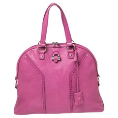 Yves Saint Laurent Bubble Gum Pink Leather Oversized Muse Bag