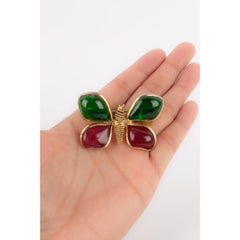 Yves Saint Laurent Schmetterlingsbrosche, 1960er-70er Jahre