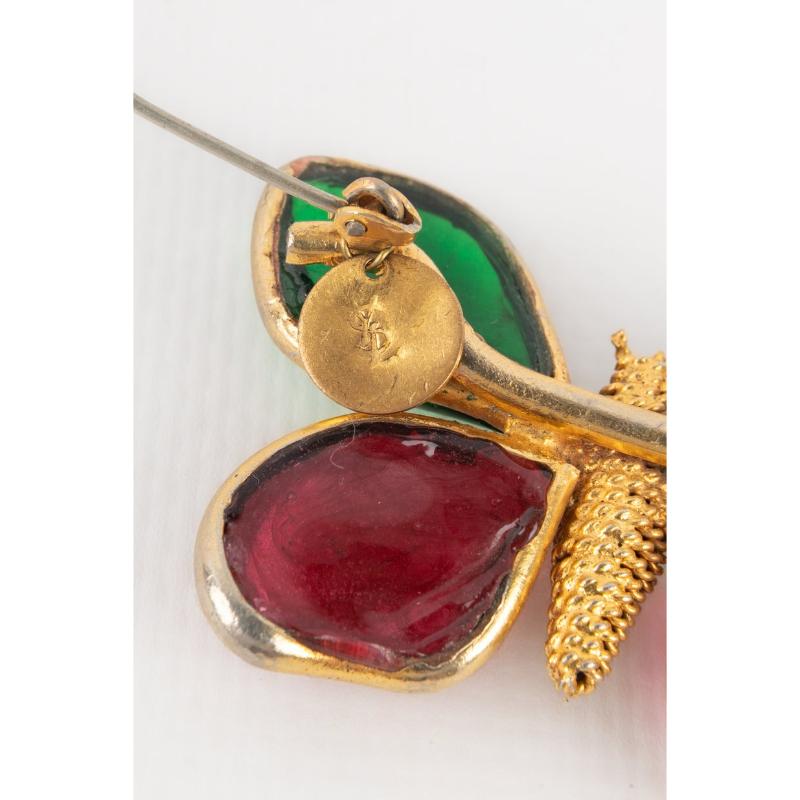 Yves Saint Laurent Butterfly Brooch, 1960s-70s For Sale 1