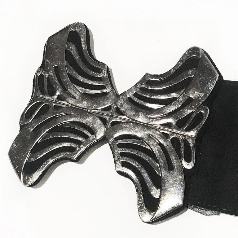 Yves Saint Laurent Butterfly Waist Belt Circa 1970 display picture 3