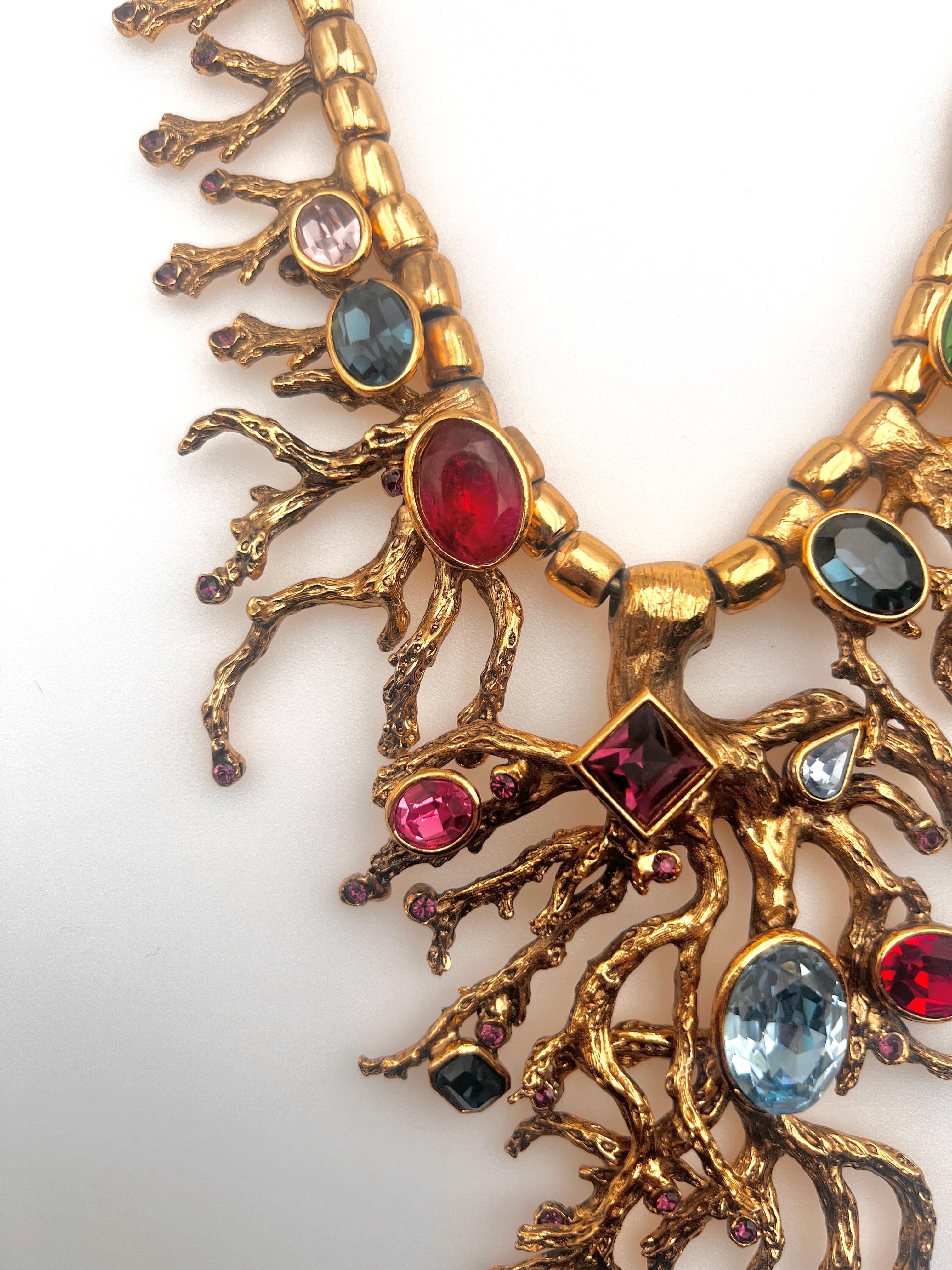 Women's Yves Saint Laurent by maison Robert Goossens necklace 1980 Paris For Sale