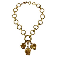 Yves Saint Laurent by Robert Goossens 'Love' Necklace inspired by Jean Cocteau