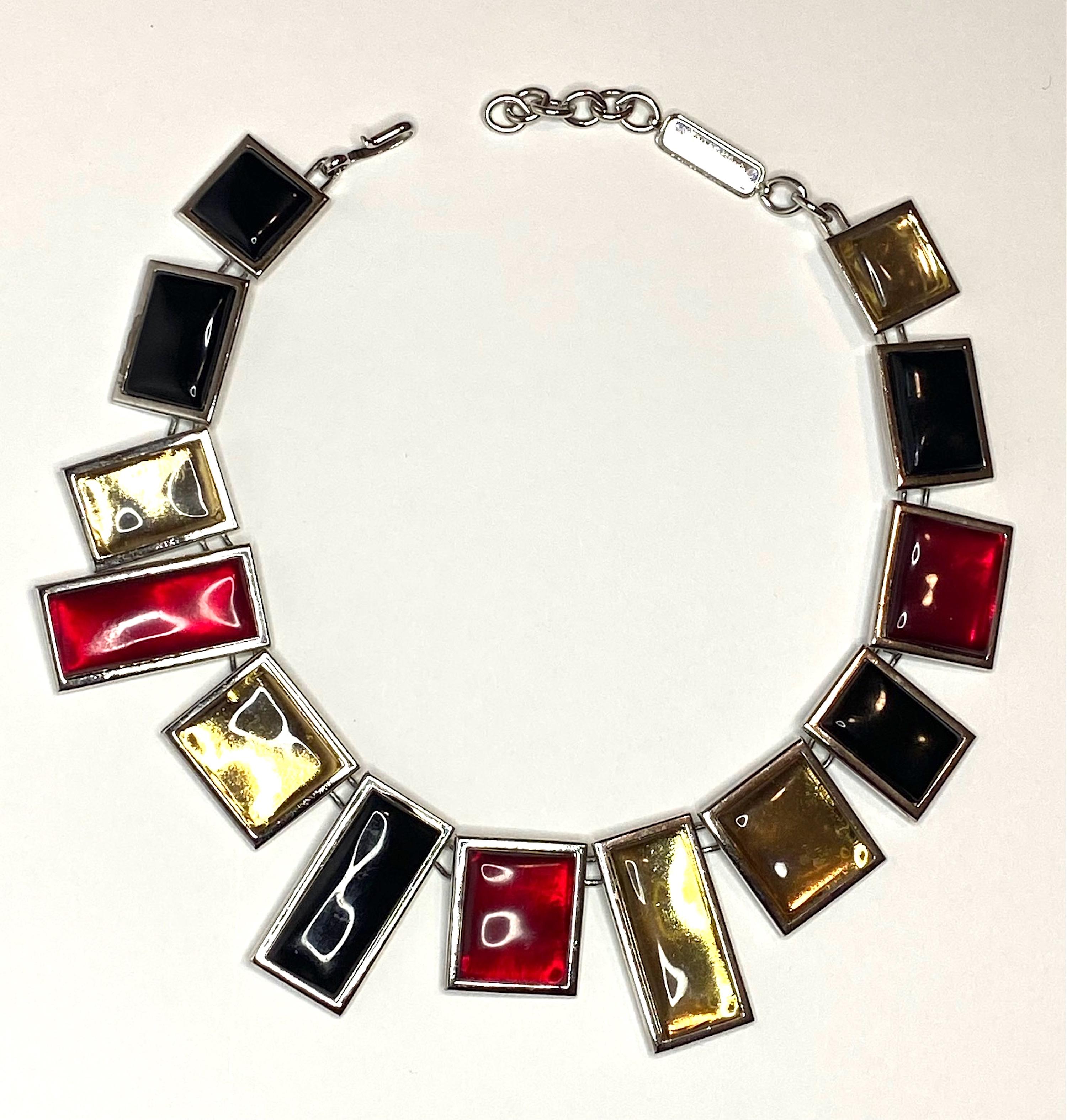 Yves Saint Laurent by Robert Goossens Numbered Limited Edition 1980s Necklace 7