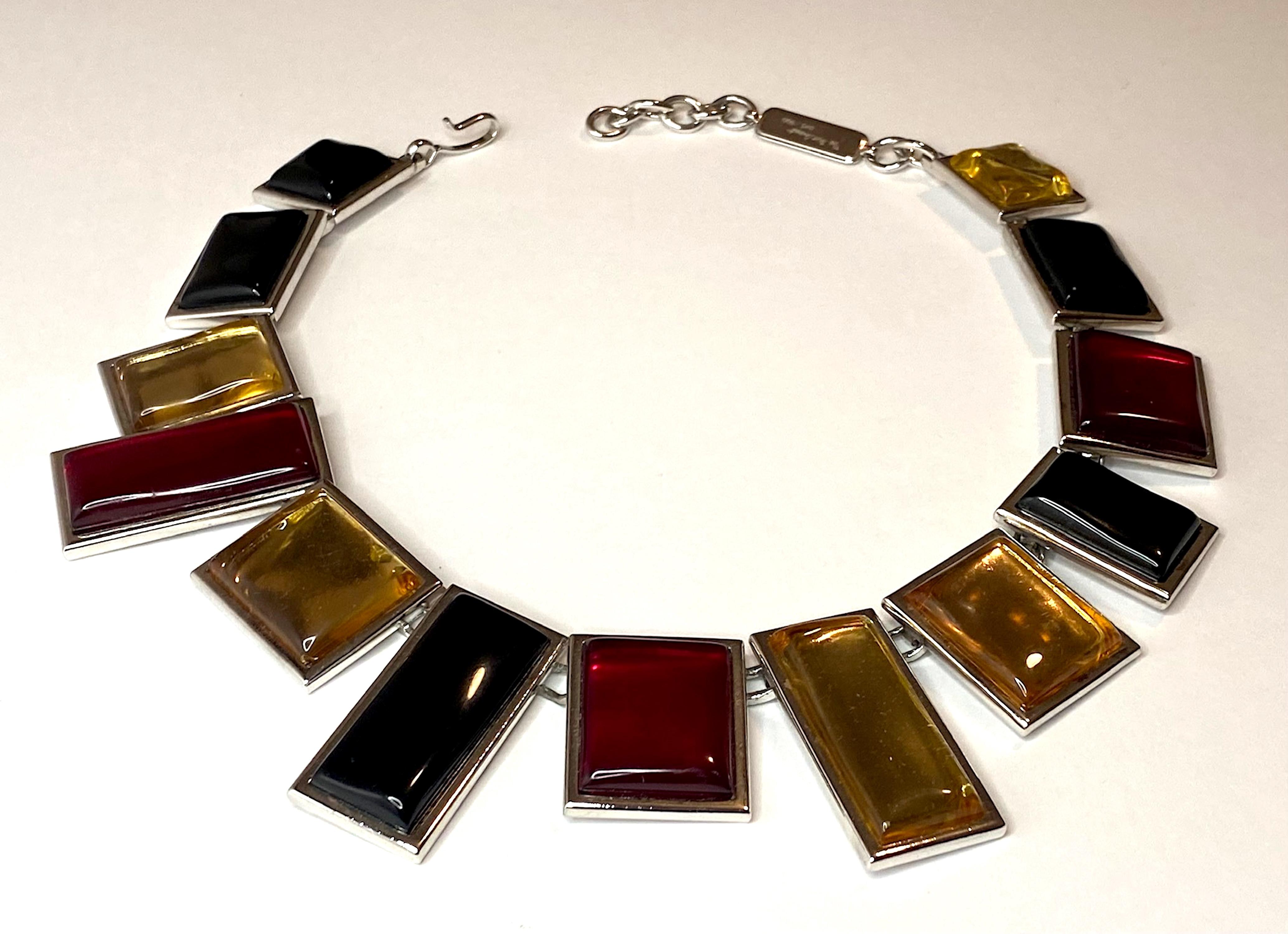 Women's Yves Saint Laurent by Robert Goossens Numbered Limited Edition 1980s Necklace