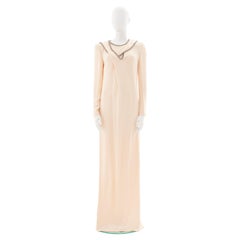 Yves Saint Laurent by Stefano Pilati F/W 2012 Chain Embellished long Dress