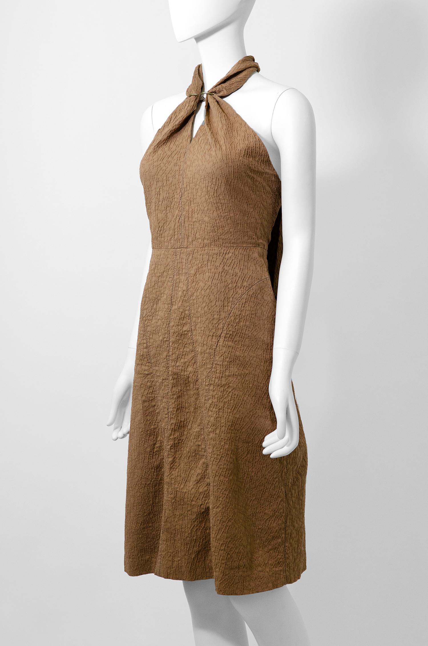 YVES SAINT LAURENT By STEFANO PILATI S/S 2011 Runway Halter Dress For Sale 1