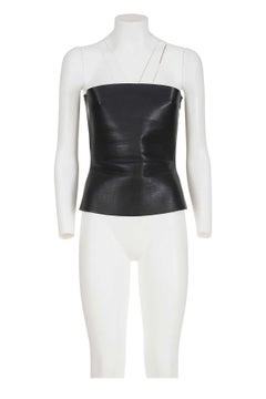 YVES SAINT LAURENT BY TOM FORD 00'S iconic and rare leather bustier