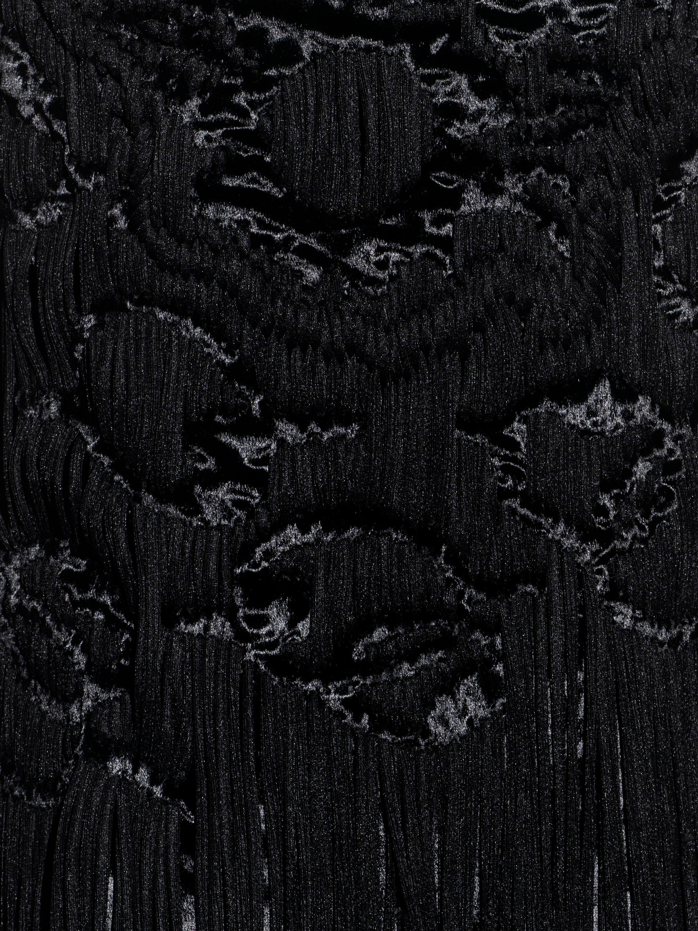 Yves Saint Laurent by Tom Ford black silk velvet evening skirt, fw 2001 7