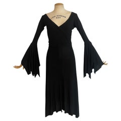 Yves Saint Laurent by Tom Ford Schwarzes Wickelkleid, F/S 2003