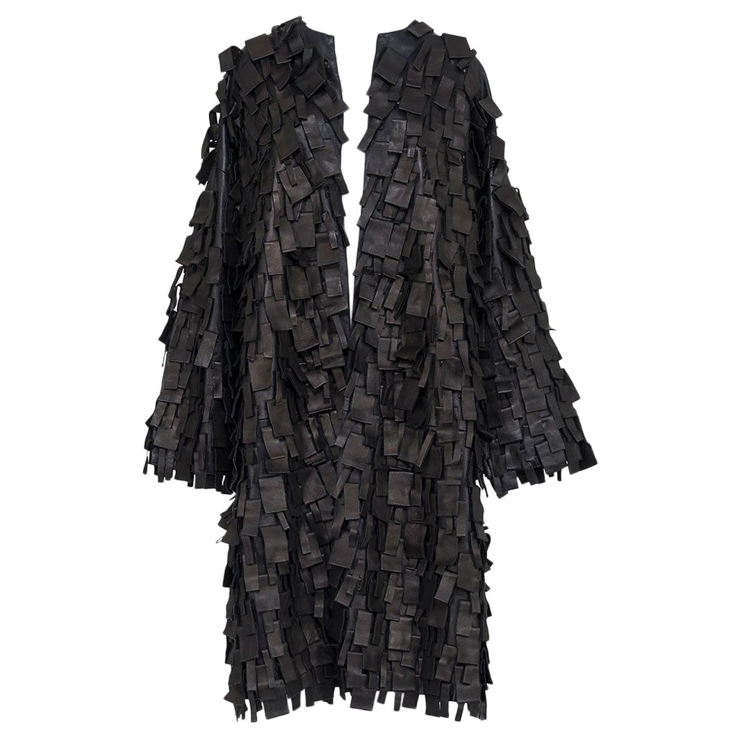 YVES SAINT LAURENT BY TOM FORD FW 02 icónico y raro abrigo de piel