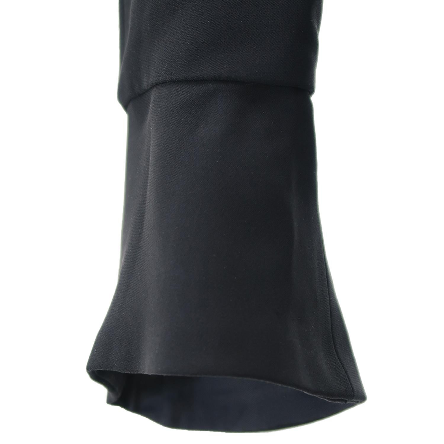 Yves Saint Laurent by Tom Ford FW-02 Silk Flared Hem Dress - Velvet Ribbon For Sale 4