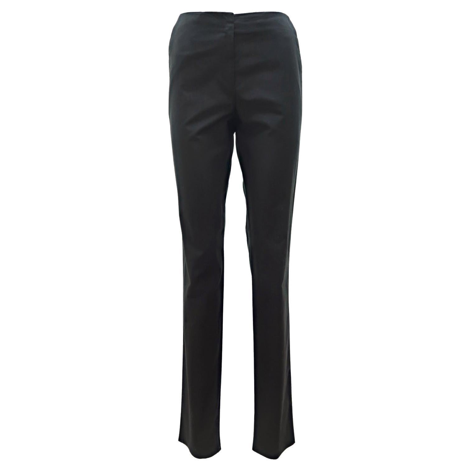 Yves Saint Laurent by Tom Ford FW-2001 Tailored Silhouette Cotton Pants For Sale