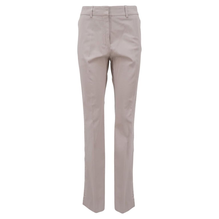 John Galliano SS-2005 Cotton and Silk Officer Pants with Contrast Piping  For Sale at 1stDibs | silk officer trousers