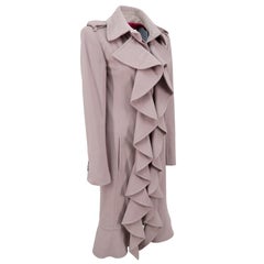 Yves Saint Laurent par Tom Ford - Manteau tailleur en laine avec détails à volants, automne-hiver 2003