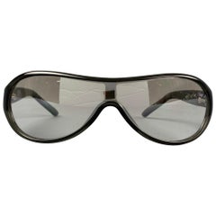 Vintage YVES SAINT LAURENT by TOM FORD Grey Acetate Clear Lens Sunglasses