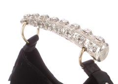 YVES SAINT LAURENT by Tom Ford Mini Velvet Mombasa Bag with Crystal Handle