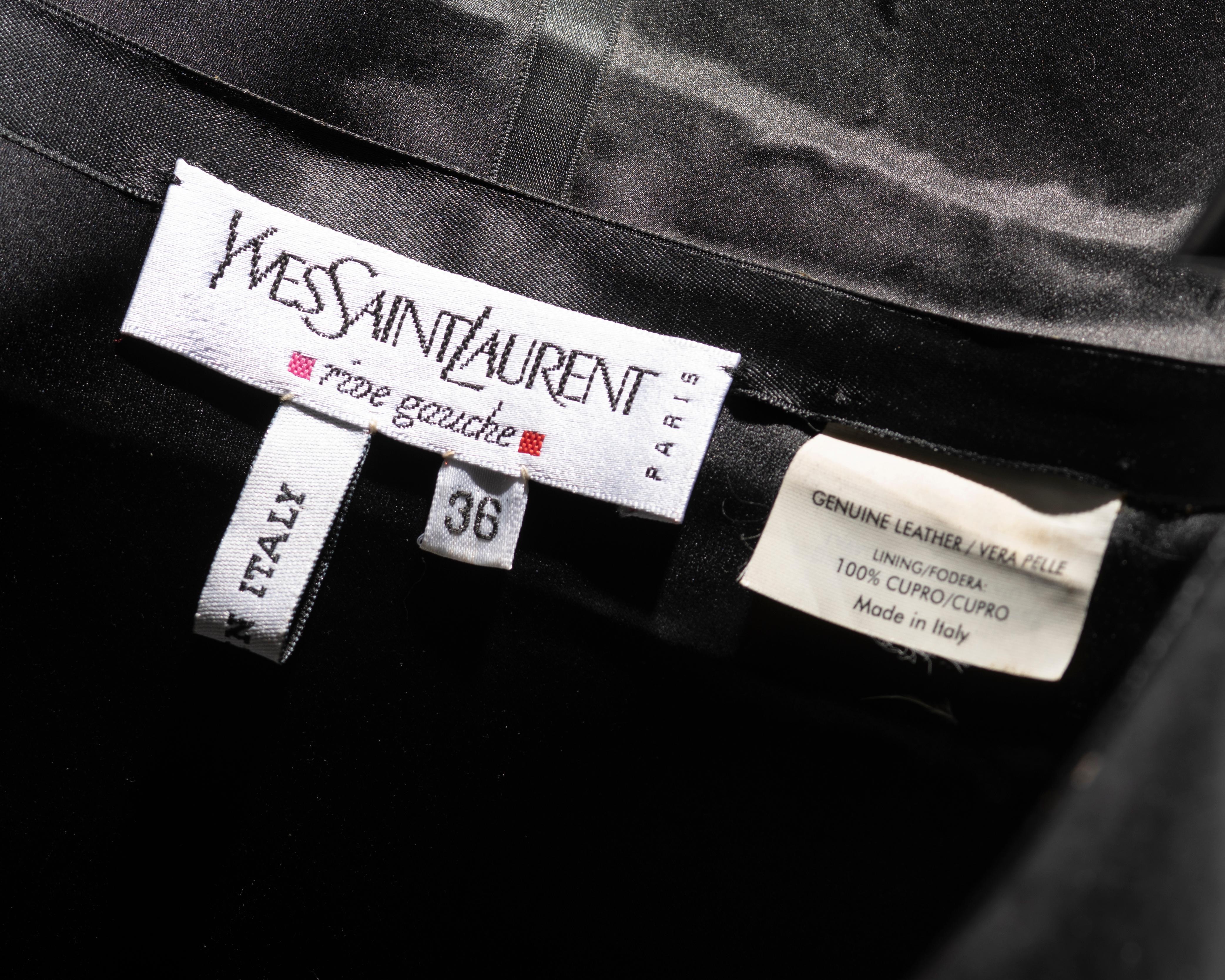 Yves Saint Laurent by Tom Ford moulded leather corset runway ensemble, ss 2001 14