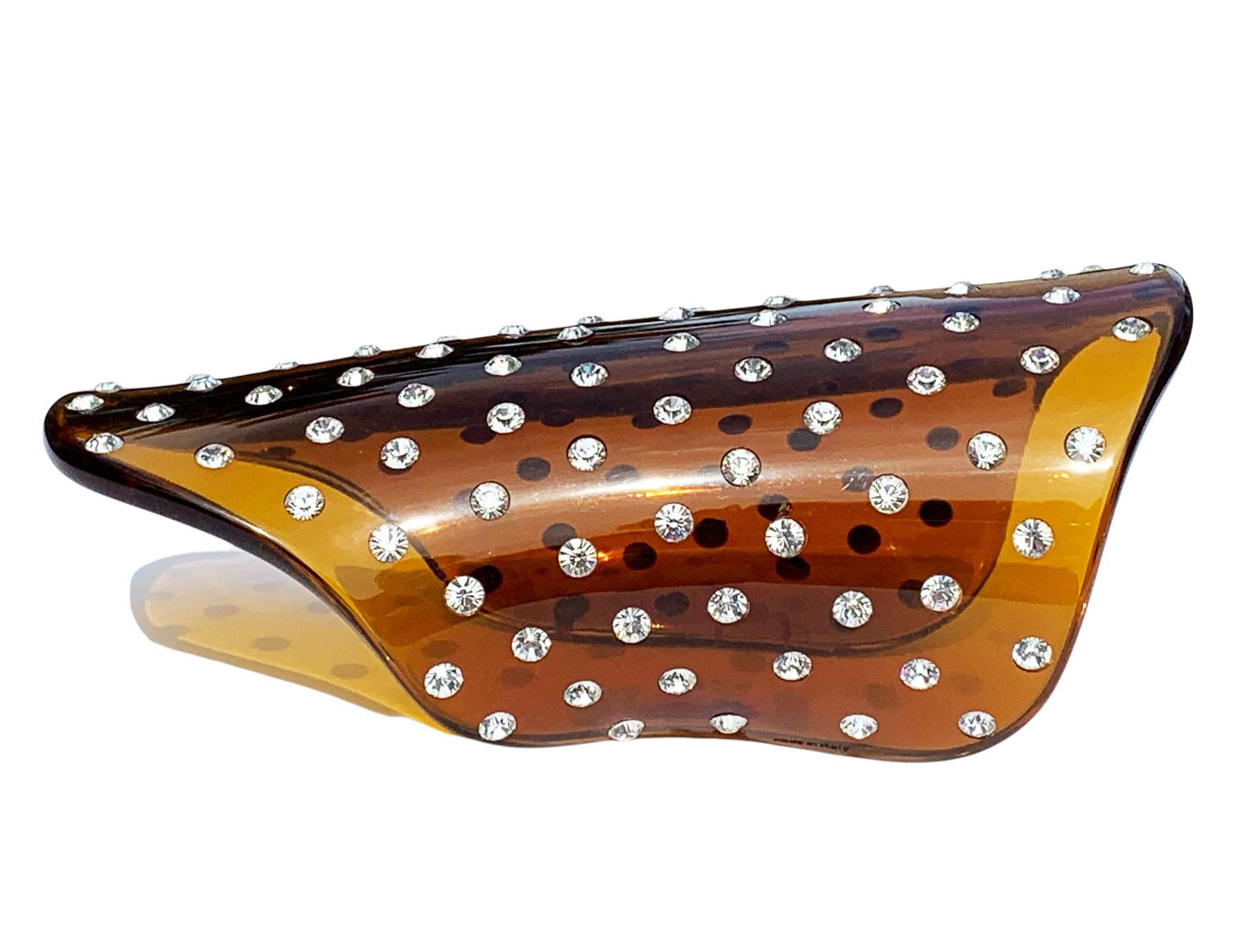 Bracciale in lucite con cristalli di Yves Saint Laurent by Tom Ford Runway FW 2003 In condizioni ottime in vendita a Montgomery, TX