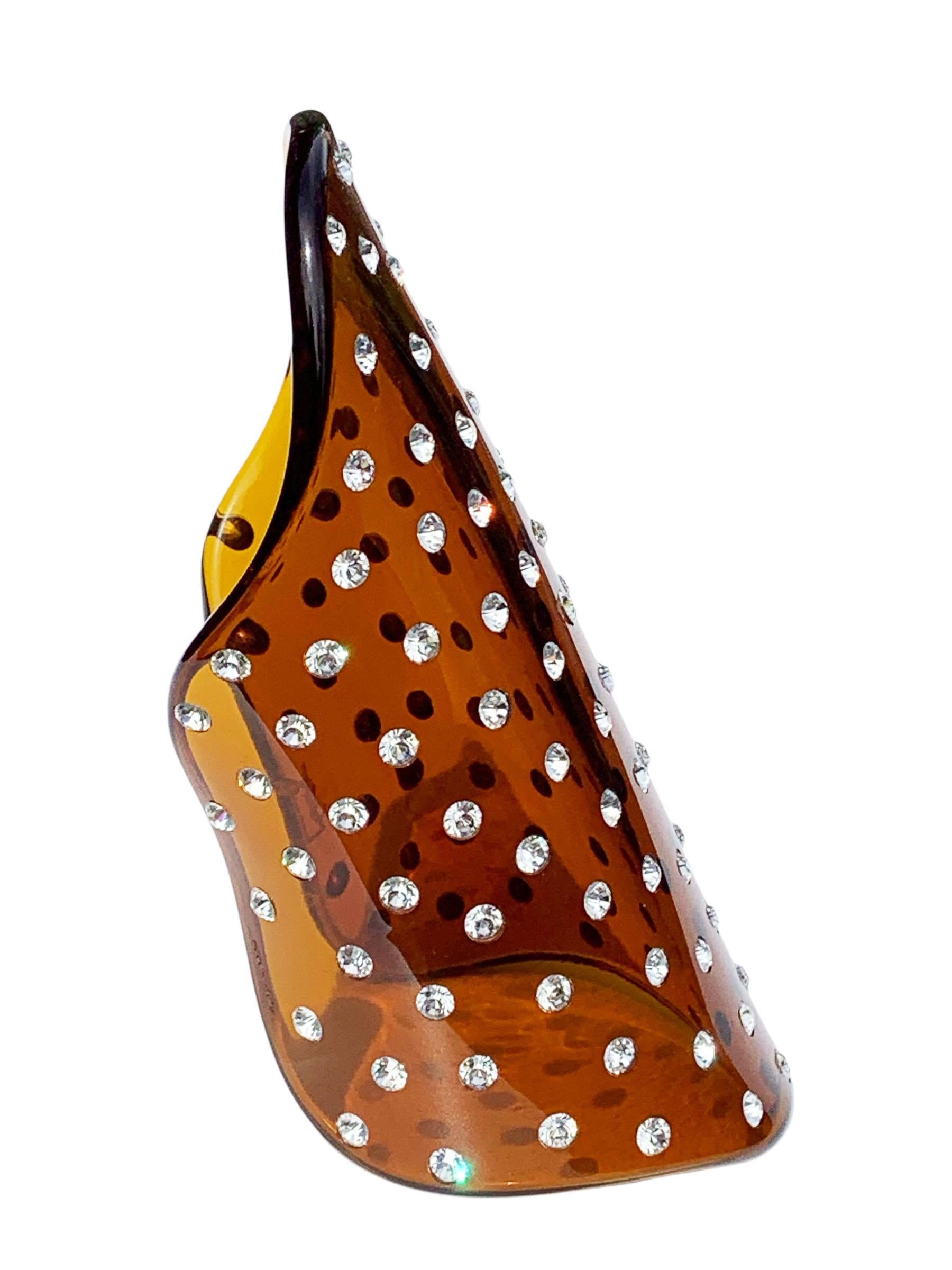Bracciale in lucite con cristalli di Yves Saint Laurent by Tom Ford Runway FW 2003 in vendita 1