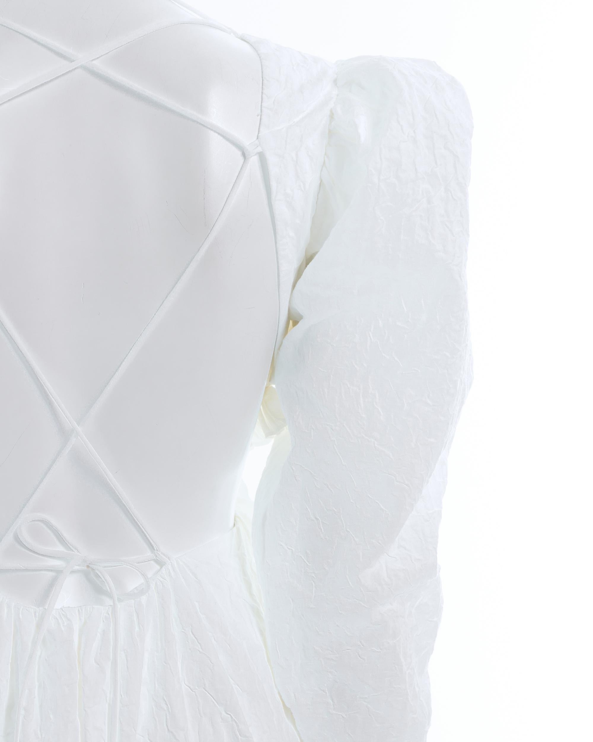 Robe longue à lacets Yves Saint Laurent by Tom Ford S/S 2001  en vente 5