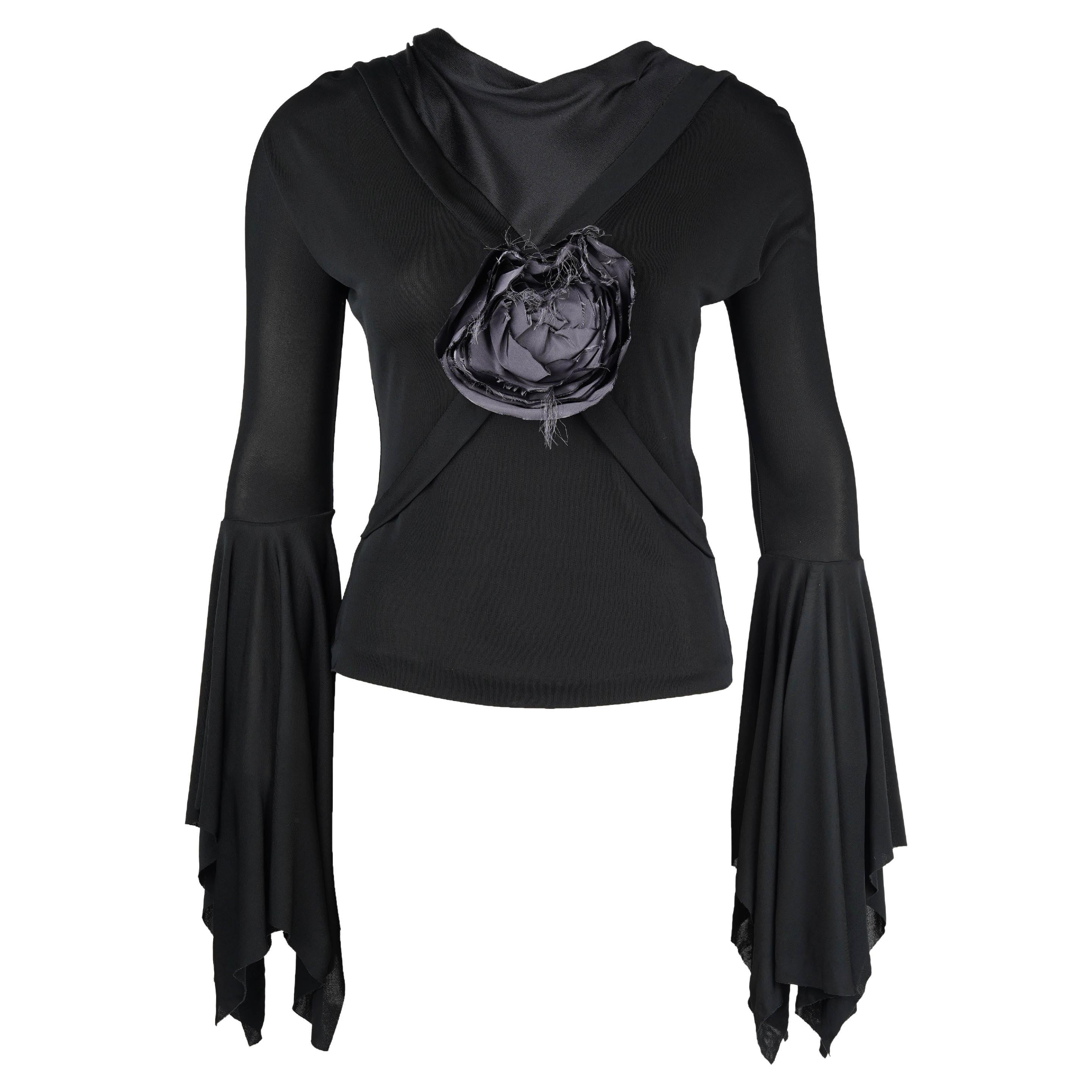 Yves Saint Laurent for Yves Ford - Camicetta rosa nera primavera/estate 2003