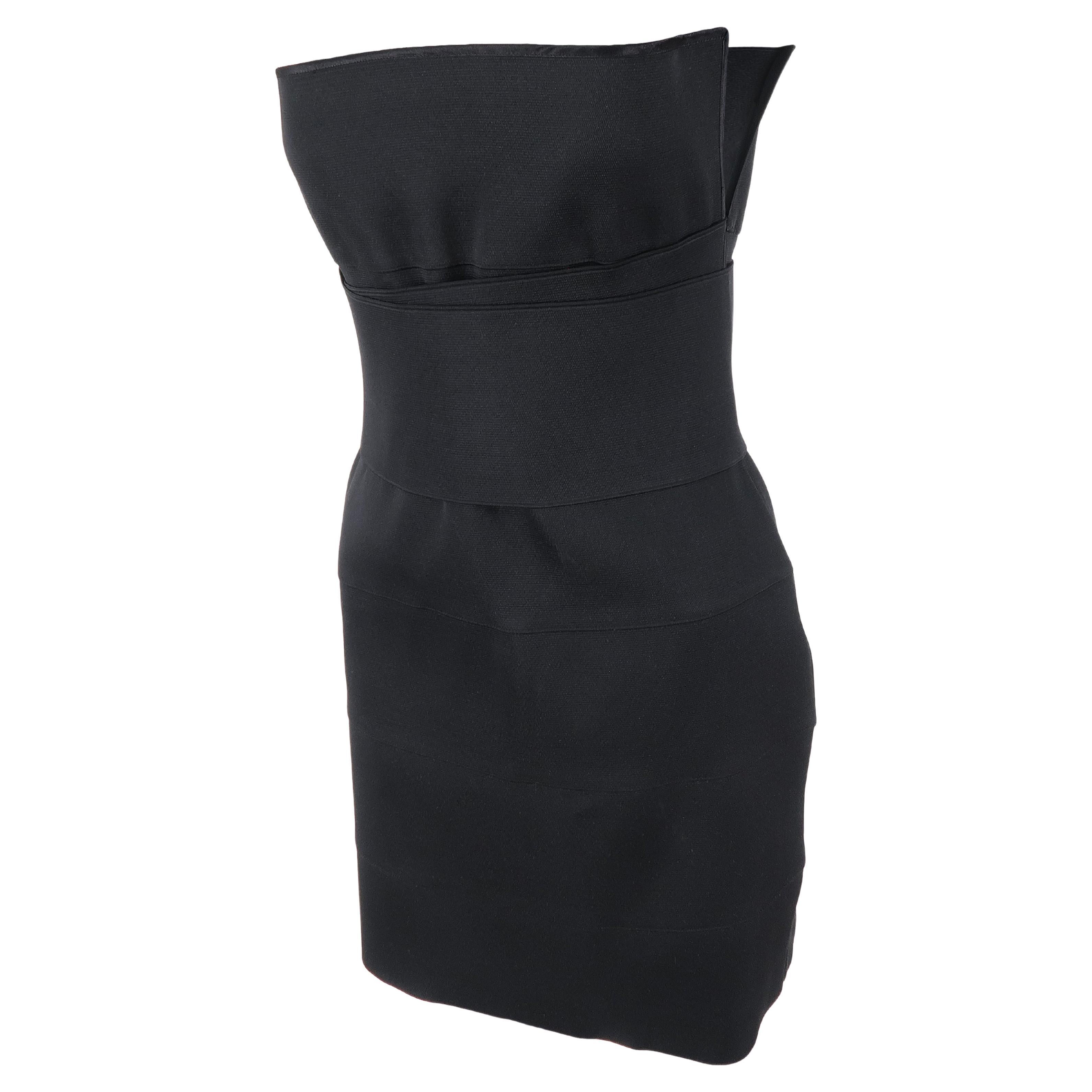 Yves Saint Laurent by Tom Ford SS-2001 Strapless Bandage Mini Dress