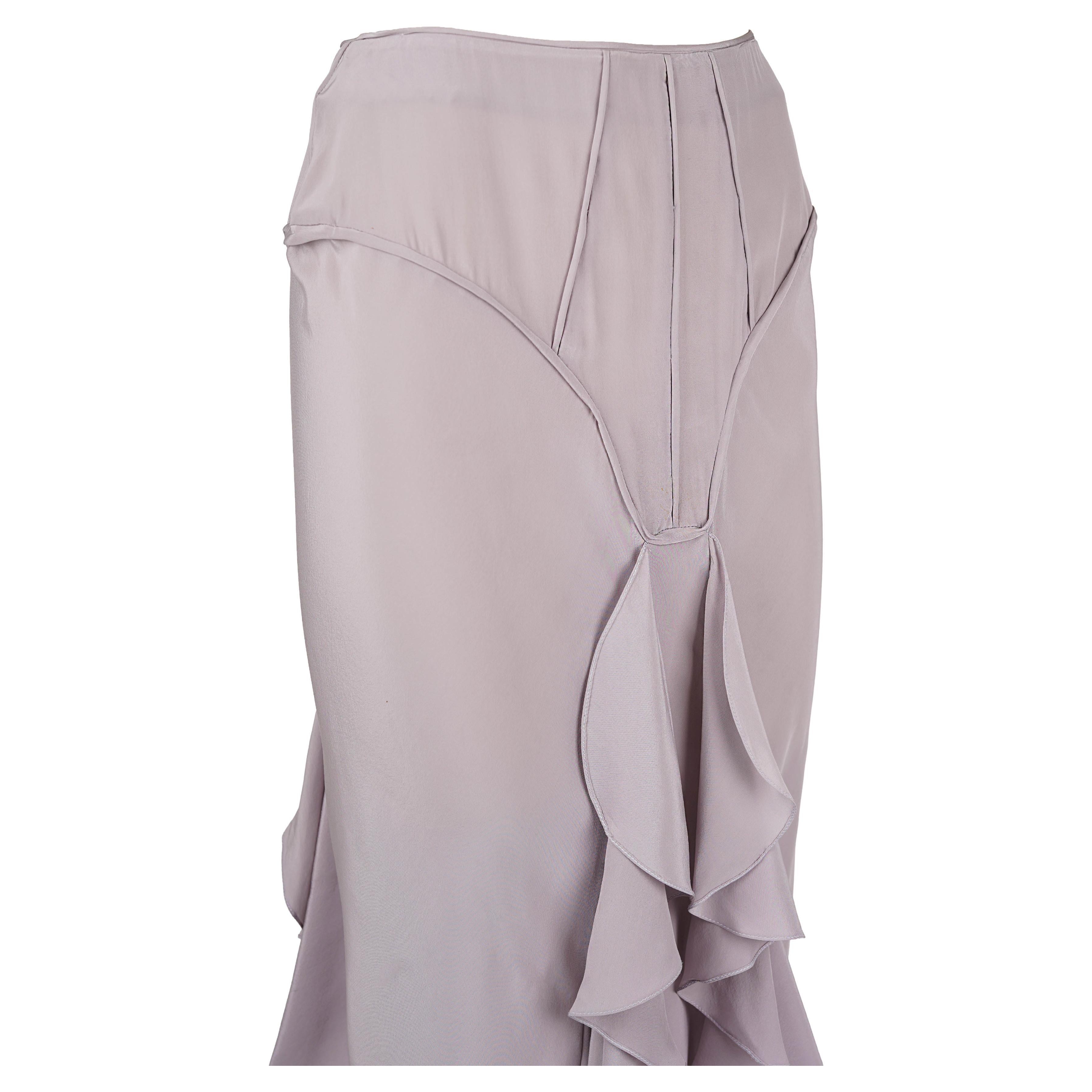 Yves Saint Laurent by Tom Ford SS 2003 Laufsteg Rüschenrock FR38 im Angebot 2