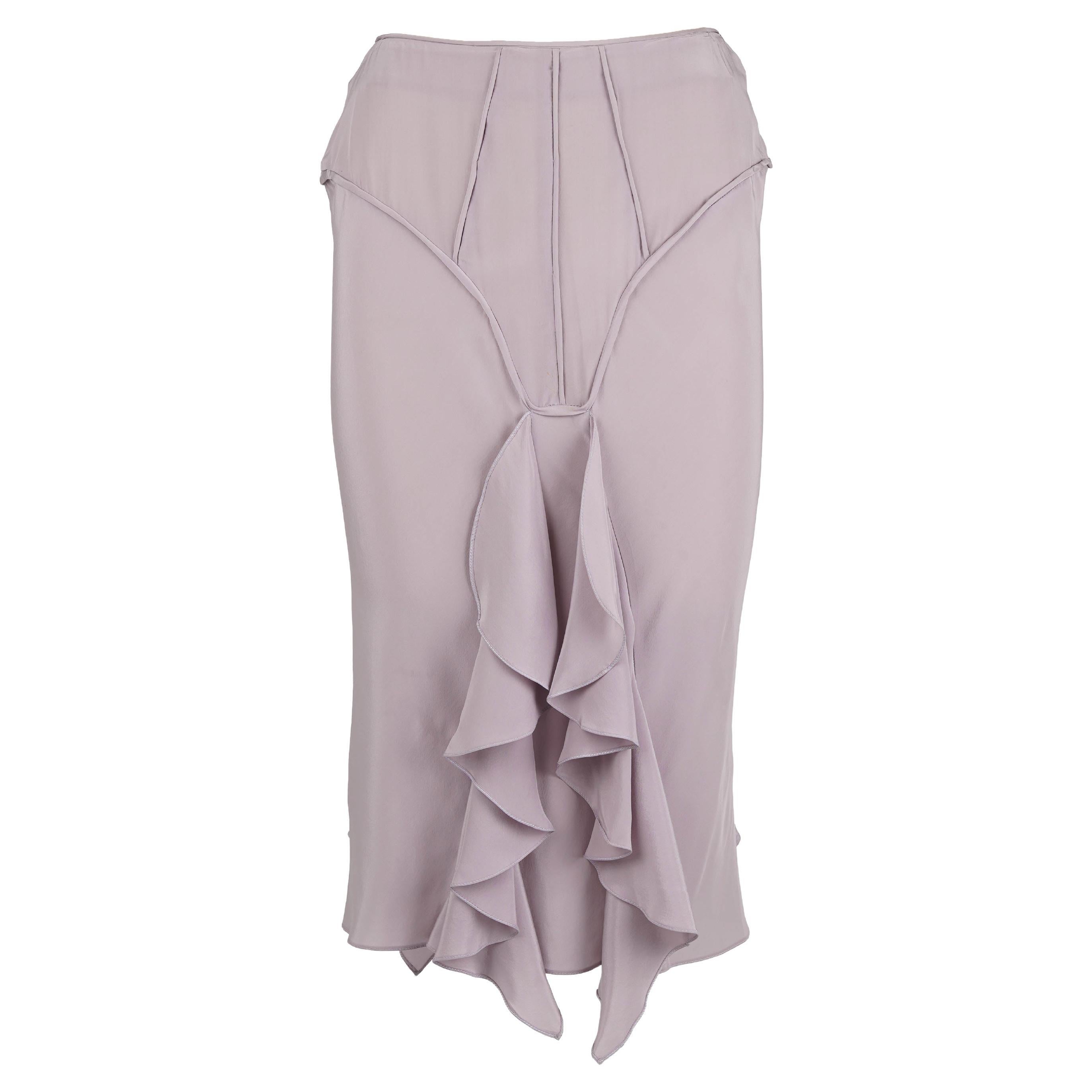 Yves Saint Laurent by Tom Ford SS 2003 Runway Ruffle Skirt FR38