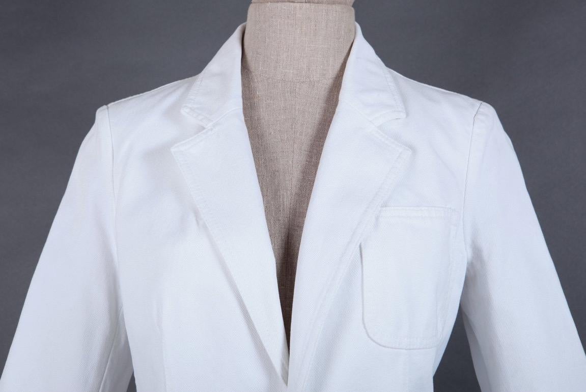 Yves Saint Laurent by Tom Ford White Suit In Excellent Condition In San Francisco, CA