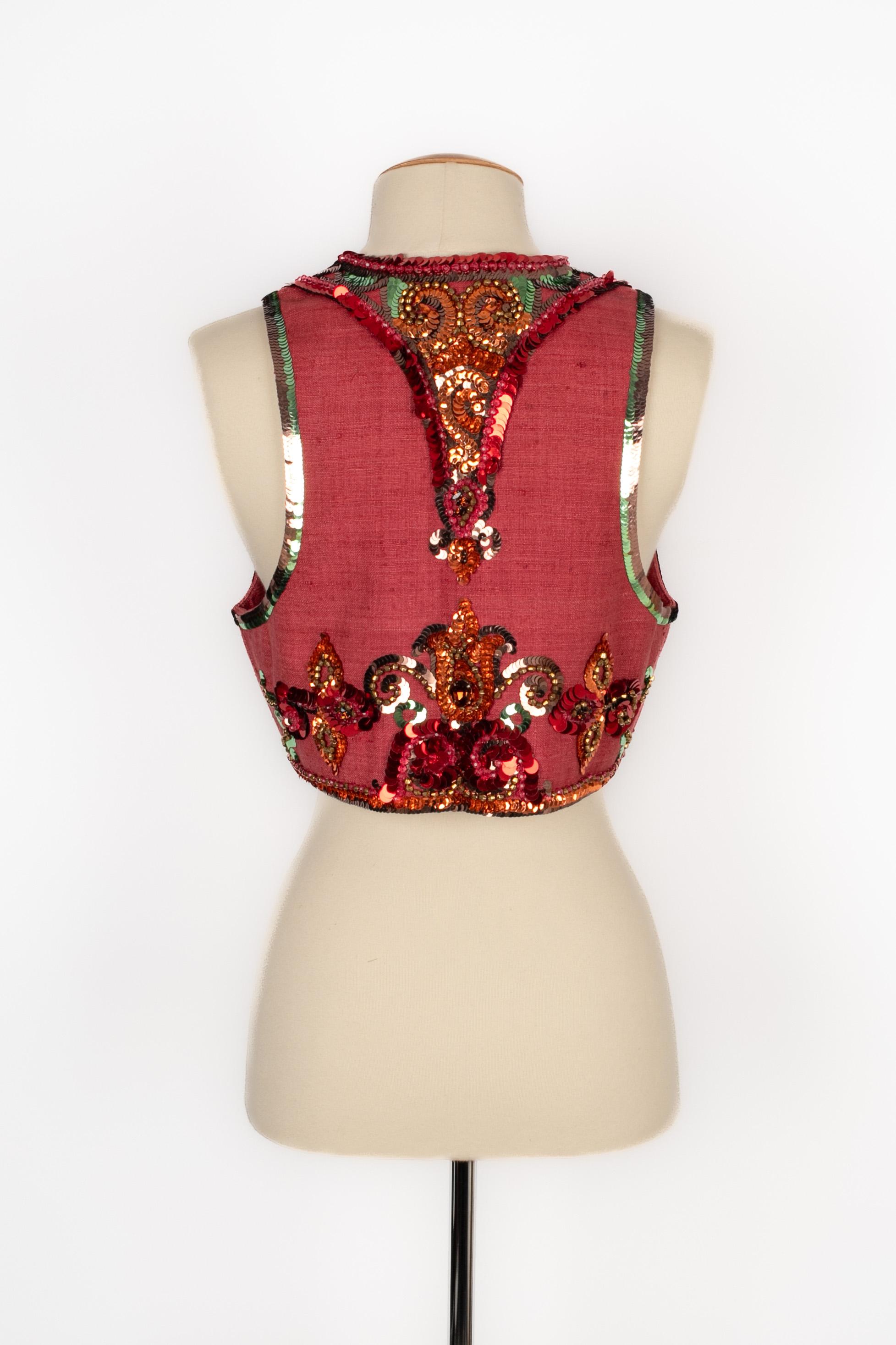 Yves Saint Laurent Strickjacke Sommer 1991 im Zustand „Hervorragend“ im Angebot in SAINT-OUEN-SUR-SEINE, FR