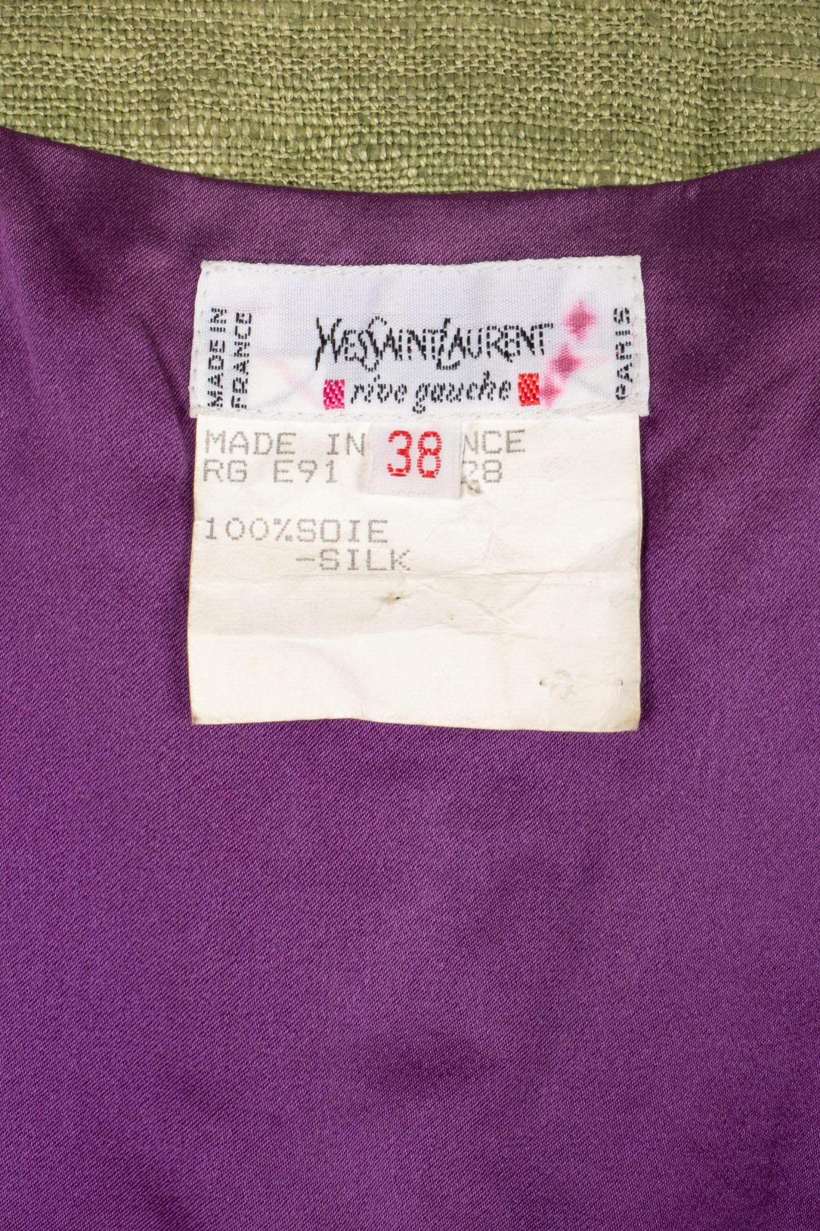 Yves Saint Laurent Strickjacke Sommer 1991 im Angebot 1