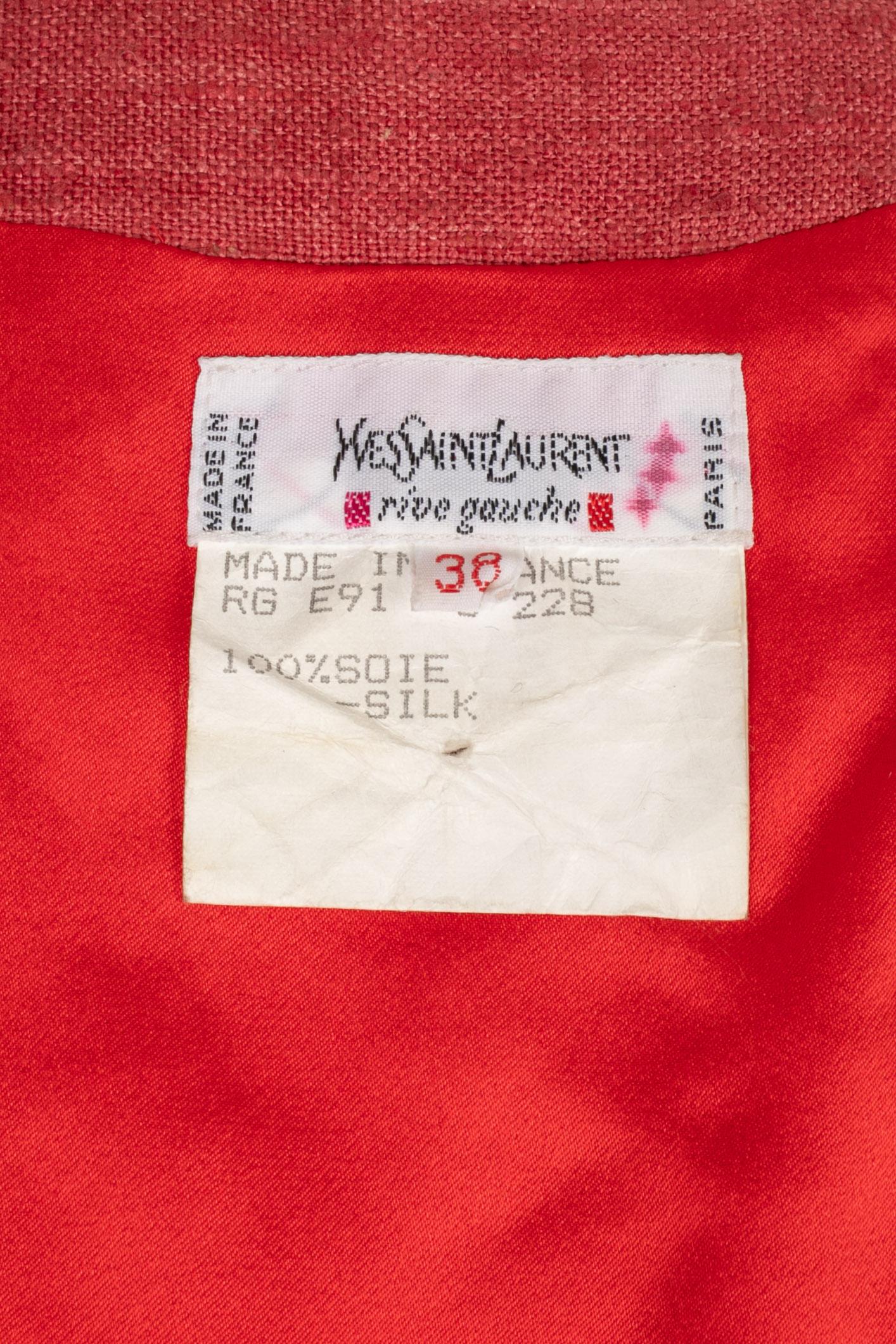Yves Saint Laurent Strickjacke Sommer 1991 im Angebot 3