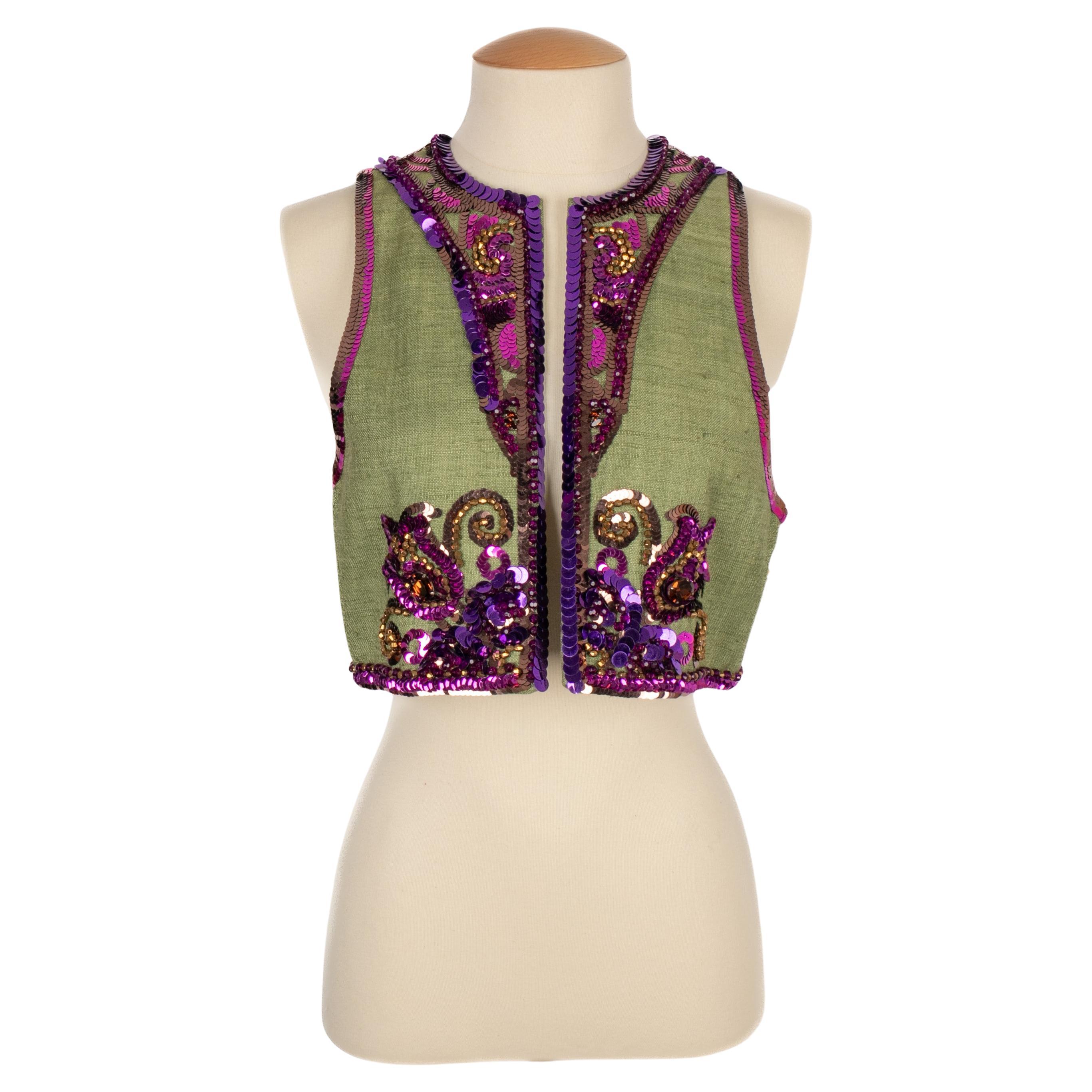 Yves Saint Laurent Strickjacke Sommer 1991 im Angebot
