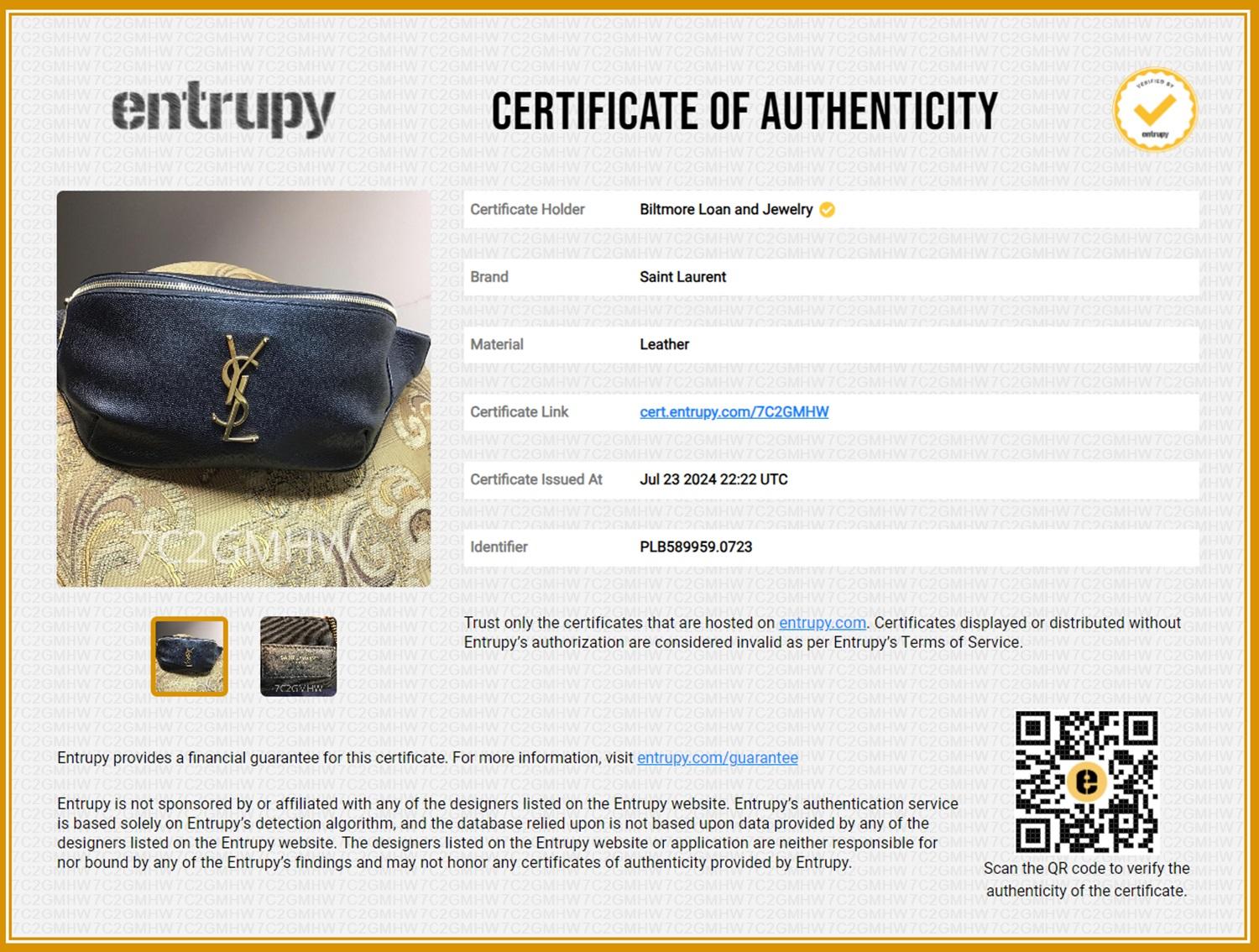 YVES Saint Laurent Cassandre Monogram Classic Belt Bag 5