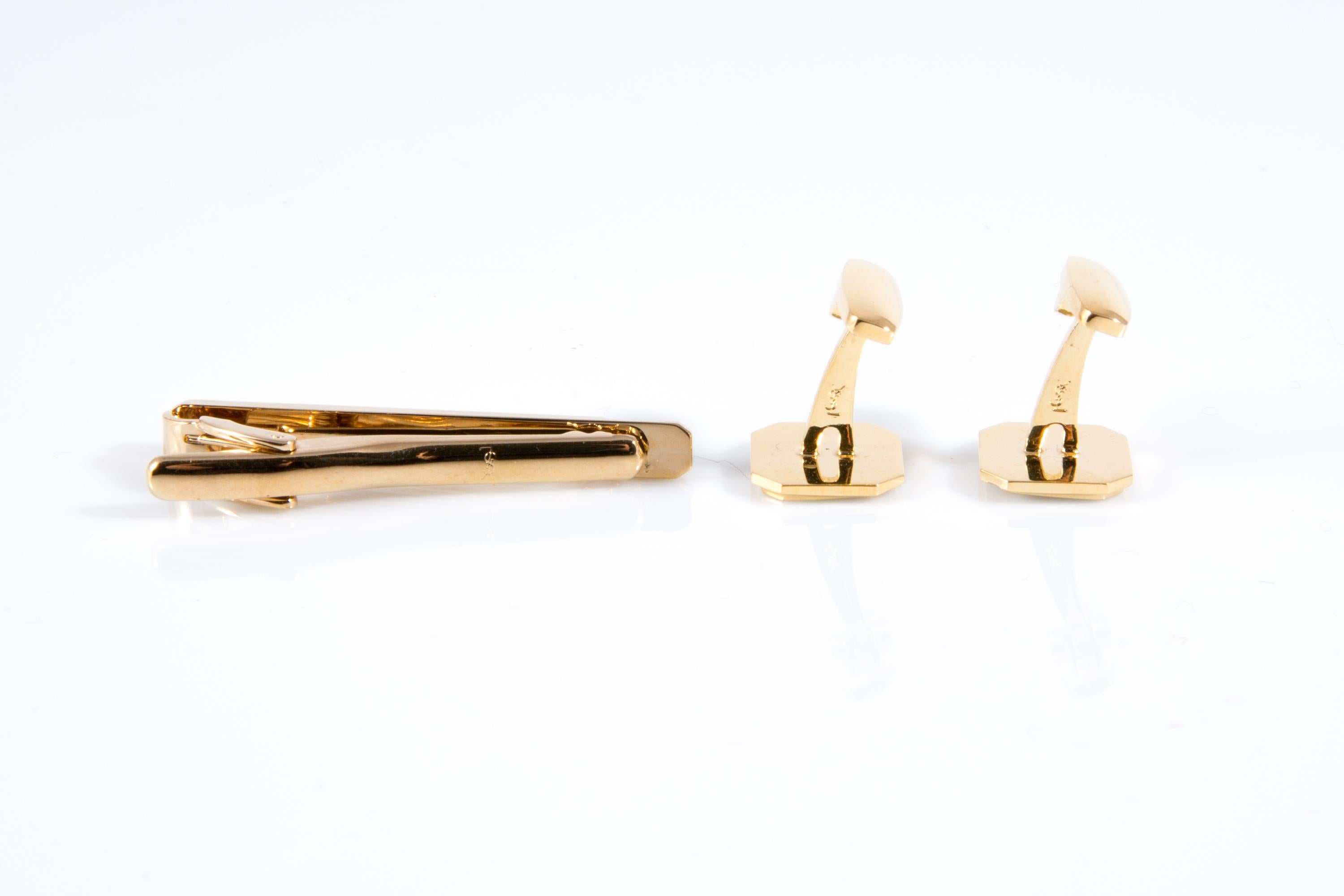 Yves Saint Laurent Silberfarbene 