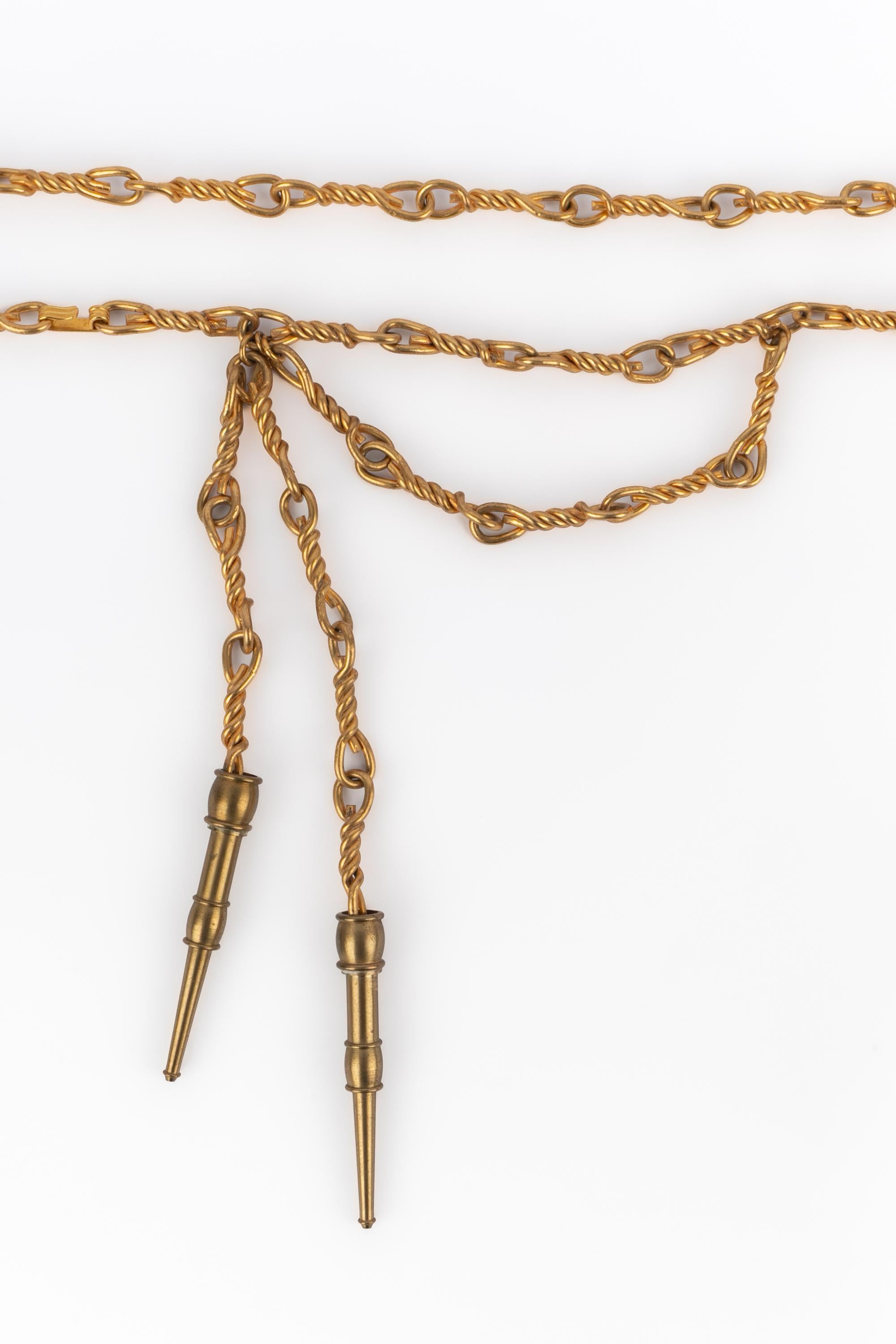 Cintura a catena Yves Saint Laurent in vendita 1