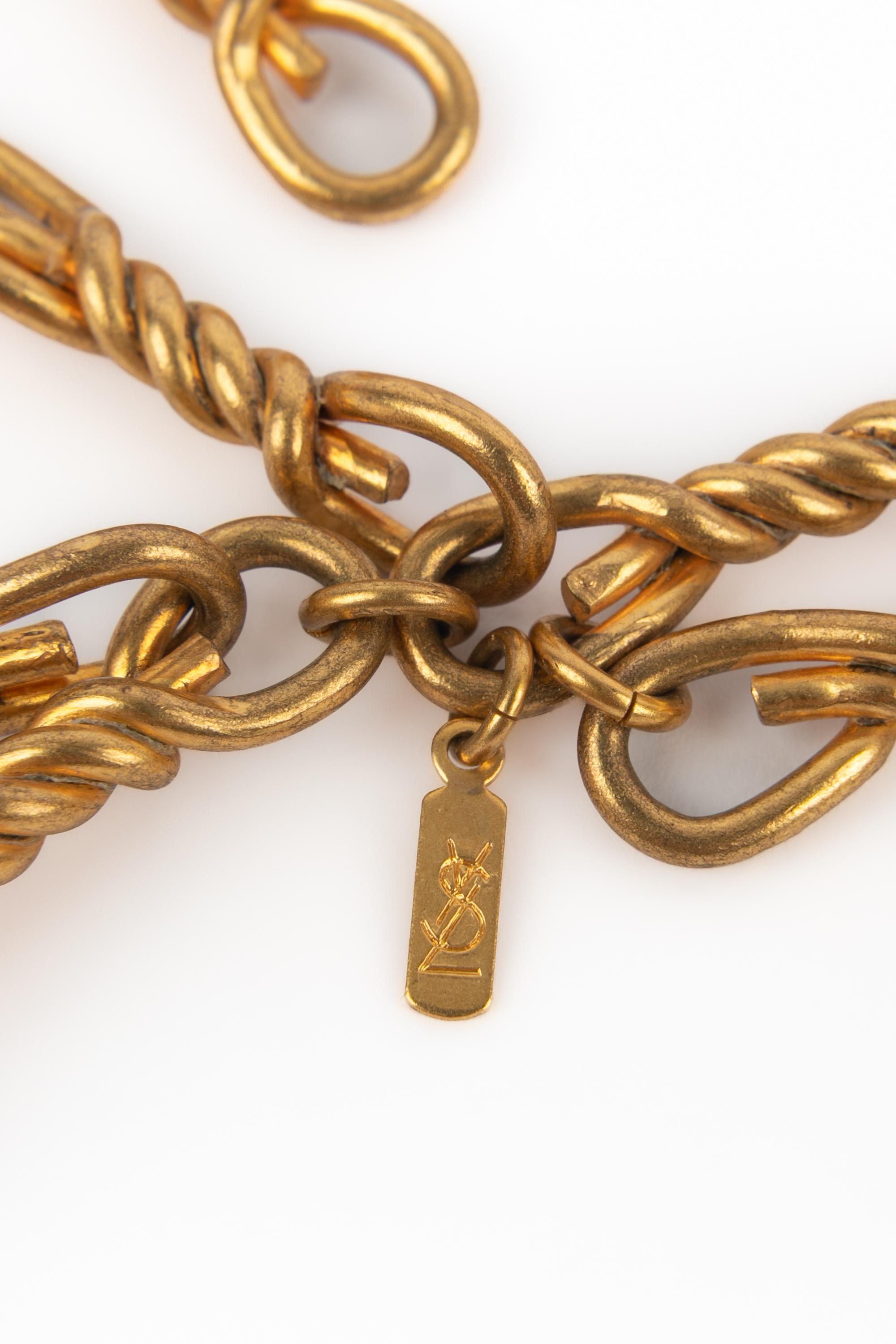 Cintura a catena Yves Saint Laurent in vendita 4