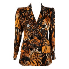 Veste guépard Yves Saint Laurent, début des années 2000