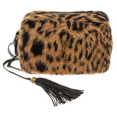 Yves Saint Laurent Cheetah Print Camera Bag